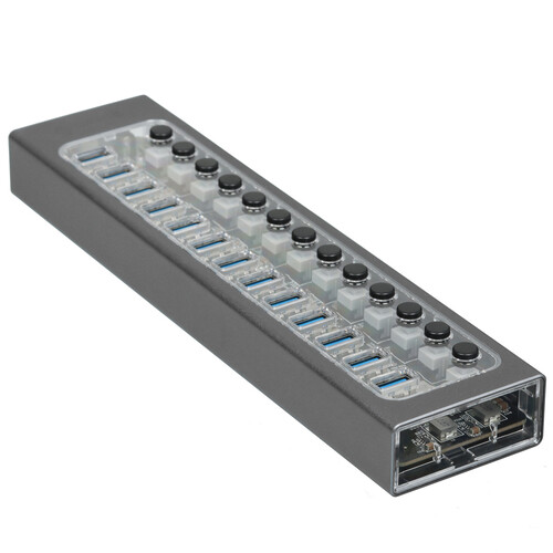 Купить USB-разветвитель ORICO AT2U3-13AB-EU-GY-BP  5471165. Характеристики, отзывы и цены в Донецке