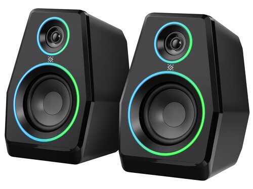 Купить Колонки Defender Solar 10 черный  9232563. Характеристики, отзывы и цены в Донецке