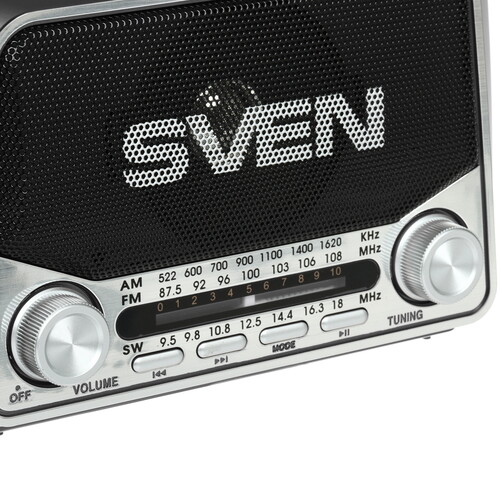 Купить Радиоприемник SVEN SRP-150 серый  5624161. Характеристики, отзывы и цены в Донецке