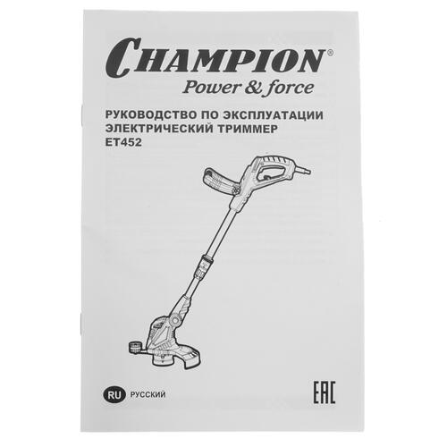 Купить Триммер электрический Champion ET452  5313714. Характеристики, отзывы и цены в Донецке