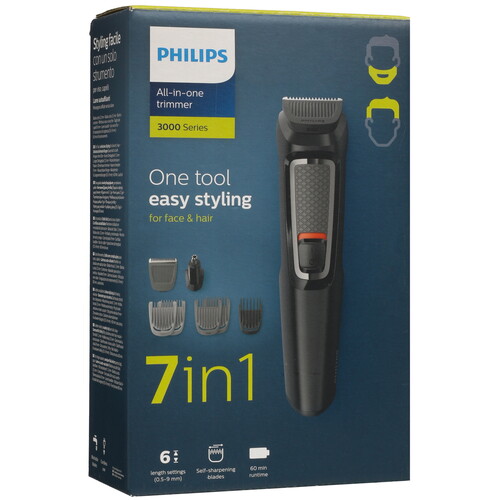 Купить Триммер Philips MG3720/15 черный  5055037. Характеристики, отзывы и цены в Донецке