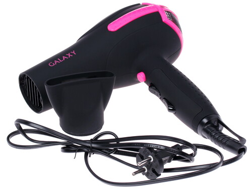 Купить Фен Galaxy GL4311 черный/розовый  1054746. Характеристики, отзывы и цены в Донецке