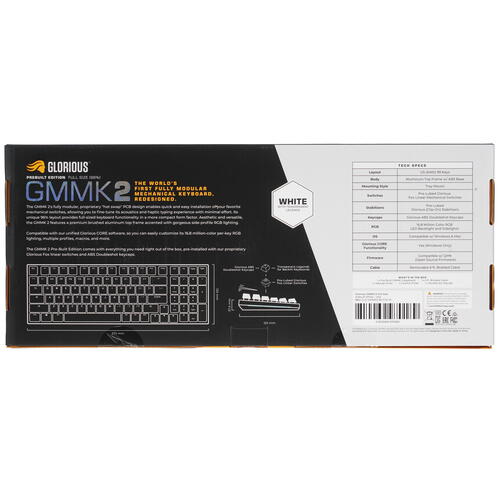 Купить Клавиатура  проводная Glorious GMMK 2 Full Size  5082493. Характеристики, отзывы и цены в Донецке