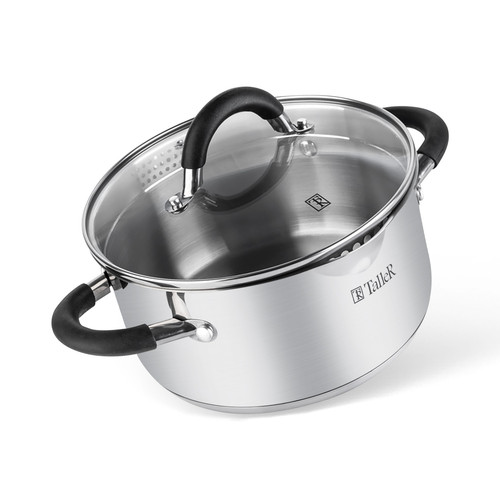 Купить Кастрюля Taller TR-17192 2 л 18 см серебристый  4859643. Характеристики, отзывы и цены в Донецке