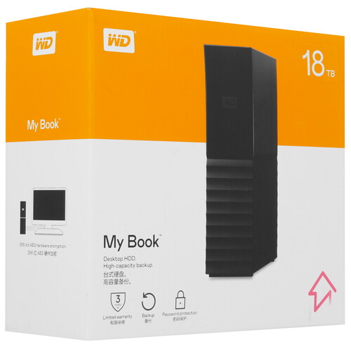 Купить 18 ТБ Внешний HDD WD My Book  5433383. Характеристики, отзывы и цены в Донецке