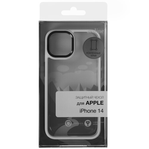Купить Накладка  Aceline Silicone Side для Apple iPhone 14 белый  9258815. Характеристики, отзывы и цены в Донецке