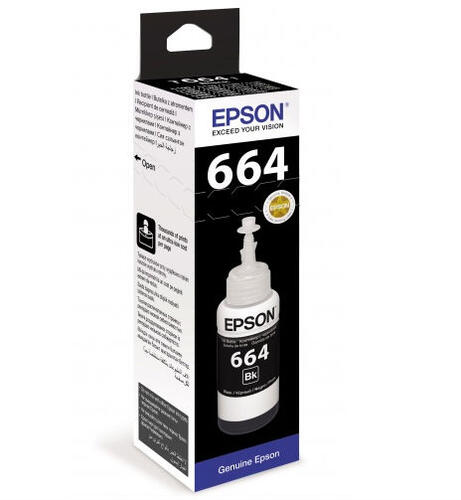 Купить Чернила водорастворимые Epson T6641 матовый черный  0145973. Характеристики, отзывы и цены в Донецке