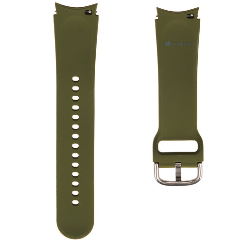 Купить Ремешок Lyambda для Samsung Galaxy Watch4 зеленый  9252315. Характеристики, отзывы и цены в Донецке