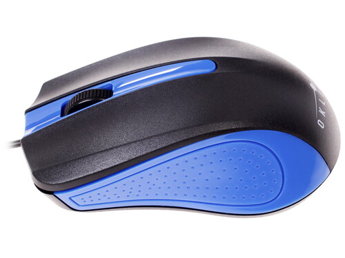 Купить Мышь проводная Oklick 225M [288233] синий  1035558. Характеристики, отзывы и цены в Донецке