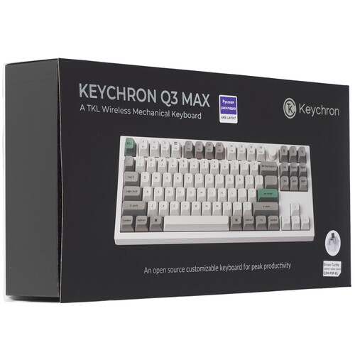 Купить Клавиатура  проводная + беспроводная Keychron Q3 Max  9310654. Характеристики, отзывы и цены в Донецке