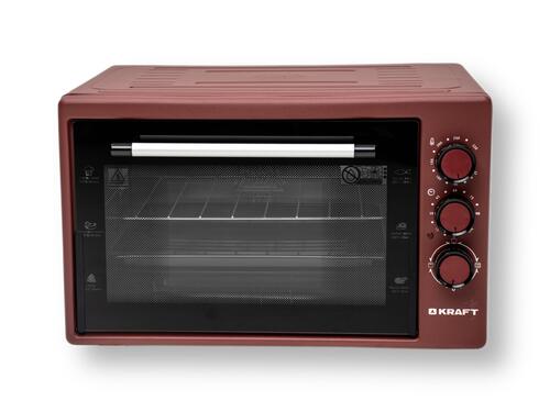 Купить Мини-печь Kraft KF-MO 3800 R красный  9917167. Характеристики, отзывы и цены в Донецке
