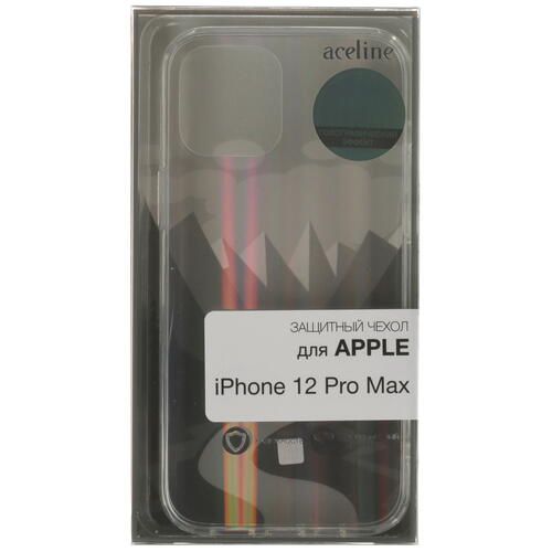 Купить Накладка  Aceline Rainbow для Apple iPhone 12 Pro Max прозрачный  4722745. Характеристики, отзывы и цены в Донецке
