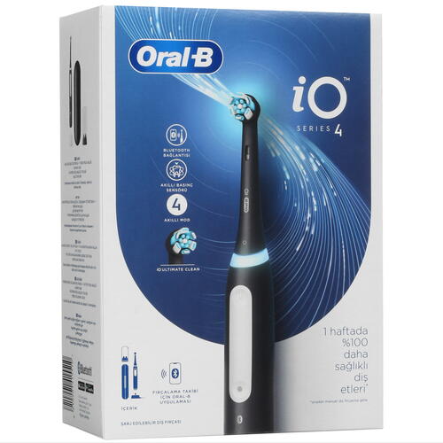 Купить Электрическая зубная щетка Braun Oral-B iO Series 4/iOG4 черный  9058285. Характеристики, отзывы и цены в Донецке