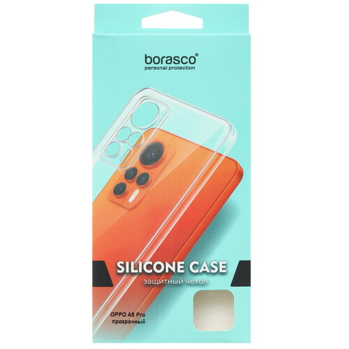 Купить Накладка  BoraSCO Silicone Case для OPPO A5 Pro прозрачный  5620435. Характеристики, отзывы и цены в Донецке