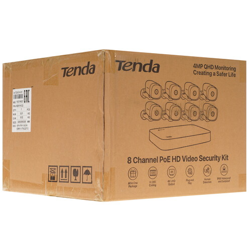 Купить Система видеонаблюдения Tenda K8P-4TR  9938025. Характеристики, отзывы и цены в Донецке