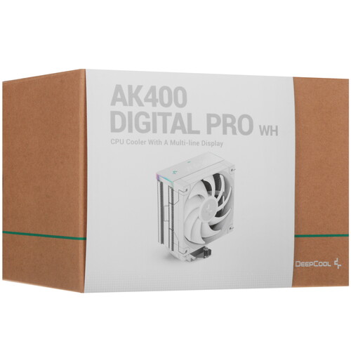 Купить Кулер для процессора DEEPCOOL AK400 DIGITAL PRO WH  5614096. Характеристики, отзывы и цены в Донецке