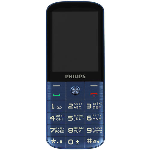 Купить Сотовый телефон Philips Xenium E227 голубой/черный  5041699. Характеристики, отзывы и цены в Донецке