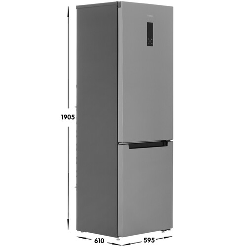 Купить Холодильник с морозильником   Бирюса I960NF серебристый  9071545. Характеристики, отзывы и цены в Донецке