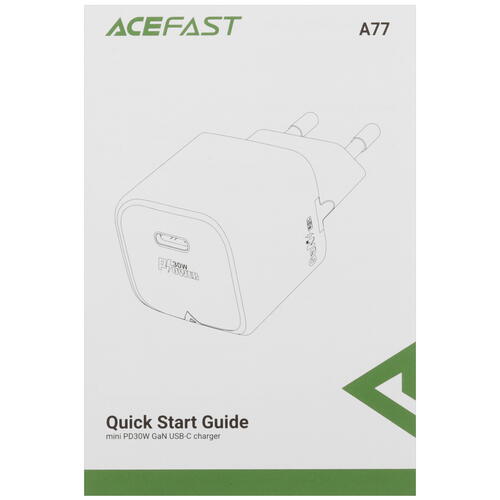 Купить Сетевое зарядное устройство ACEFAST A77 mini черный  9096534. Характеристики, отзывы и цены в Донецке