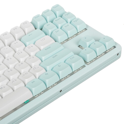 Купить Клавиатура  проводная Red Square Alumix TKL SE Frosty Mint  5635167. Характеристики, отзывы и цены в Донецке