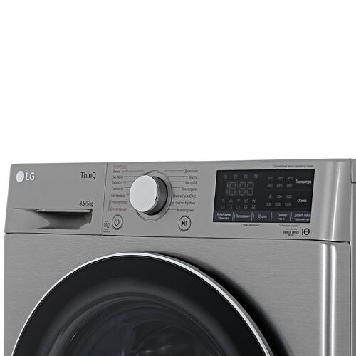 Купить Стирально-сушильная машина LG F2V5GG2S серебристый  5319360. Характеристики, отзывы и цены в Донецке