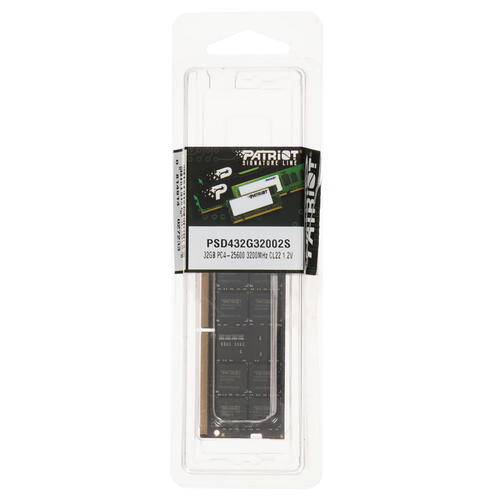 Купить Оперативная память SODIMM Patriot Signature Line [PSD432G32002S] 32 ГБ  1697859. Характеристики, отзывы и цены в Донецке