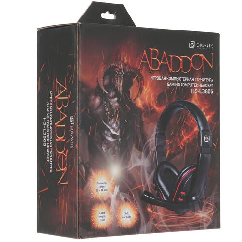 Купить Проводные наушники Oklick HS-L380G черный 2020  4855635. Характеристики, отзывы и цены в Донецке