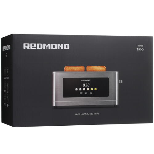 Купить Тостер REDMOND T900 серебристый  9038330. Характеристики, отзывы и цены в Донецке