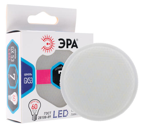 Купить Лампа светодиодная ЭРА LED smd GX-7w-840-GX53  1089027. Характеристики, отзывы и цены в Донецке