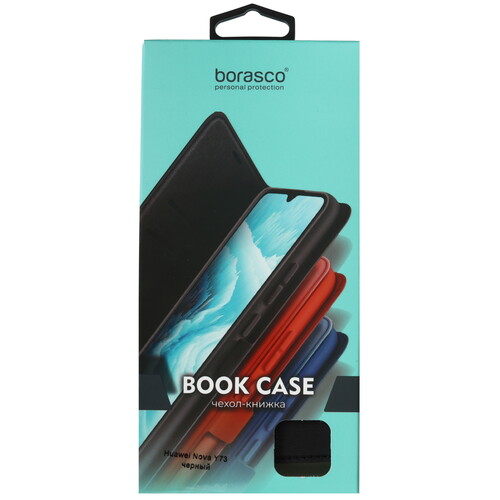 Купить Чехол-книжка  BoraSCO Book Case для HUAWEI nova Y73 черный  5629882. Характеристики, отзывы и цены в Донецке