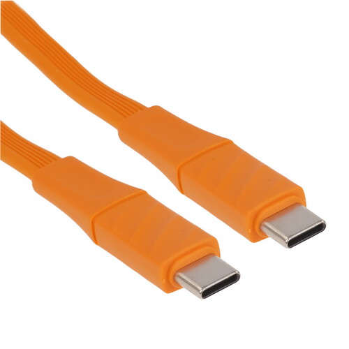 Купить Кабель плоский HAVIT USB Type-C - USB Type-C оранжевый 1 м  9228920. Характеристики, отзывы и цены в Донецке