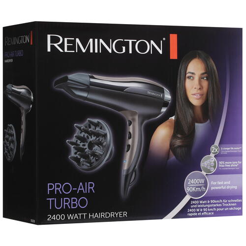 Купить Фен Remington D5220 черный/серебристый  5077176. Характеристики, отзывы и цены в Донецке