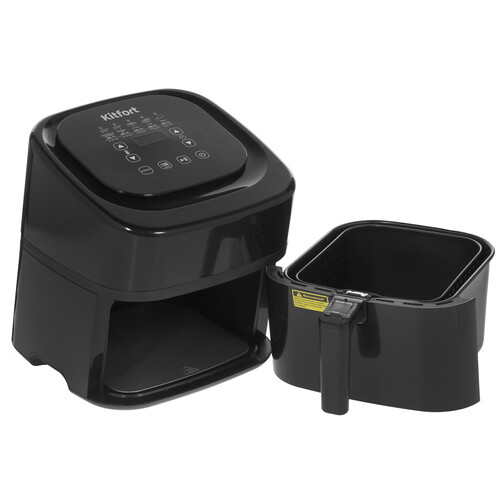 Купить Аэрогриль Kitfort KT-2215 черный  8190927. Характеристики, отзывы и цены в Донецке