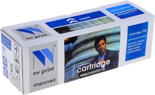 Купить Картридж лазерный NV Print 728 черный, с чипом  0140746. Характеристики, отзывы и цены в Донецке