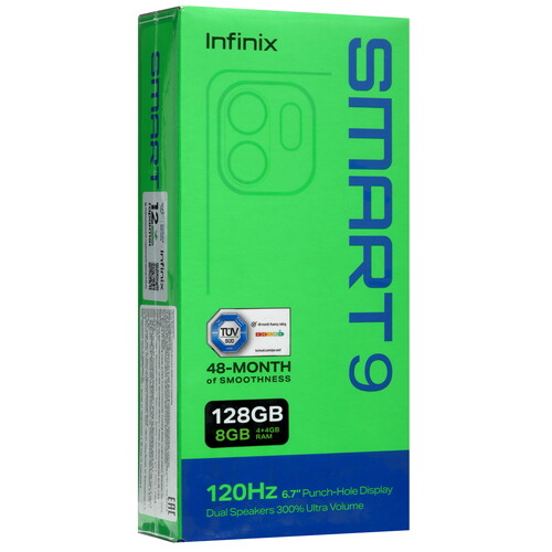 Купить 6.7" Смартфон Infinix SMART 9 128 ГБ золотистый  5488702. Характеристики, отзывы и цены в Донецке