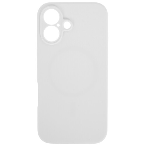 Купить Накладка  Zibelino Soft Case для Apple iPhone 16 белый  9274575. Характеристики, отзывы и цены в Донецке