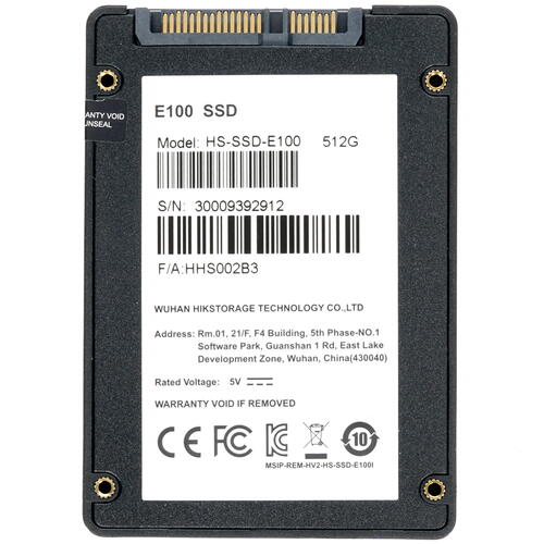 Купить 512 ГБ 2.5" SATA накопитель Hikvision E100 [HS-SSD-E100/512G]  1618927. Характеристики, отзывы и цены в Донецке
