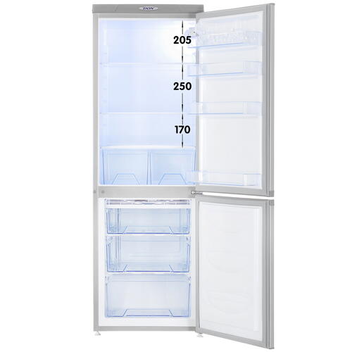 Купить Холодильник с морозильником  DON R-290 MI серебристый  1330096. Характеристики, отзывы и цены в Донецке