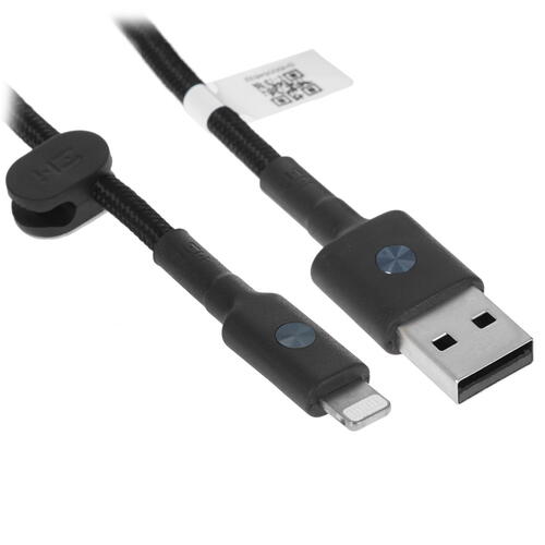 Купить Кабель круглый ZMI Lightning 8-pin - USB 2.0 Type-A черный 1.5 м  5099622. Характеристики, отзывы и цены в Донецке