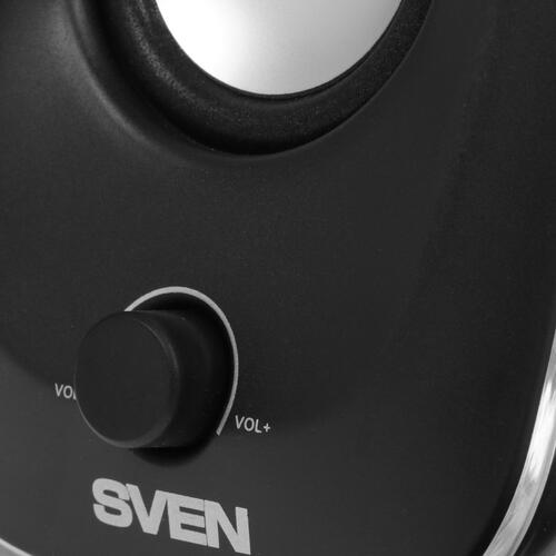 Купить Колонки SVEN 330 черный  1152005. Характеристики, отзывы и цены в Донецке