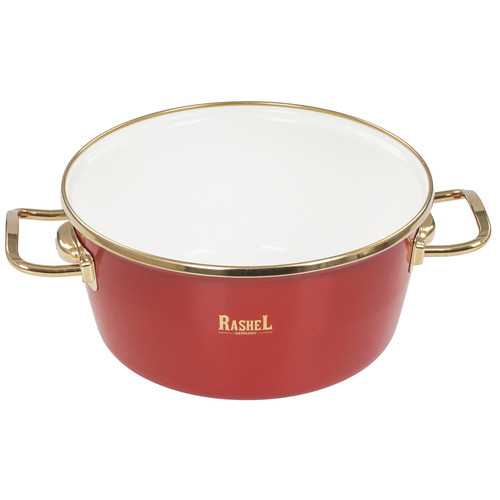 Купить Кастрюля Rashel Grand R0120 2.6 л 20 см красный  9321040. Характеристики, отзывы и цены в Донецке