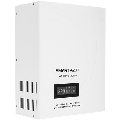 Купить Стабилизатор напряжения SMARTWATT AVR SERVO 5000SW  9226084. Характеристики, отзывы и цены в Донецке