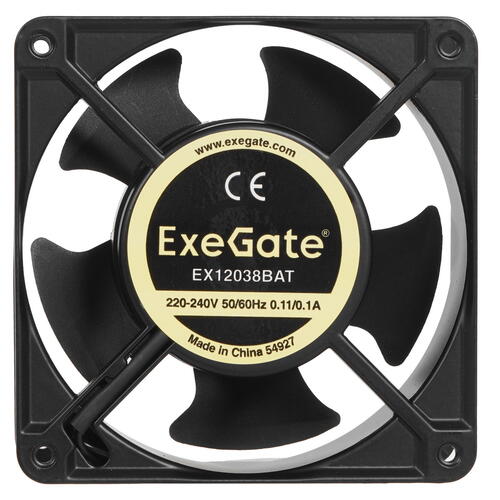 Купить Вентилятор ExeGate EX12038BAT [EX289019RUS]  5358431. Характеристики, отзывы и цены в Донецке