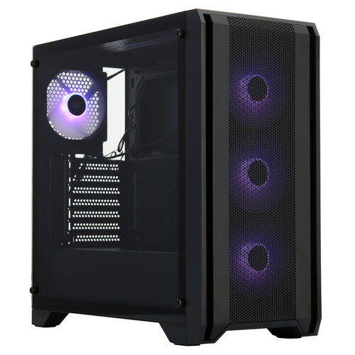 Купить Корпус XASTRA A500 4ARGB [A500-BK-FC120ARGB-4F-GL] черный  5616061. Характеристики, отзывы и цены в Донецке