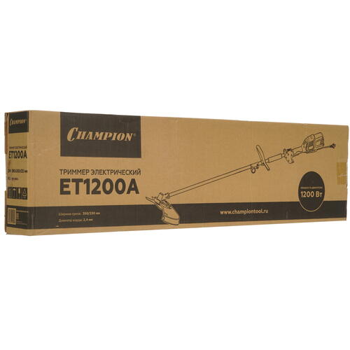Купить Триммер электрический Champion ET1200A  1215110. Характеристики, отзывы и цены в Донецке