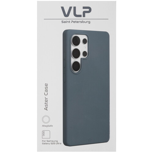 Купить Накладка  VLP Aster Case для Samsung Galaxy S25 Ultra серый  5613325. Характеристики, отзывы и цены в Донецке