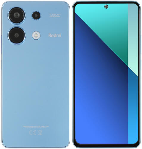 Купить 6.67" Смартфон Xiaomi Redmi Note 13 128 ГБ синий  5440485. Характеристики, отзывы и цены в Донецке