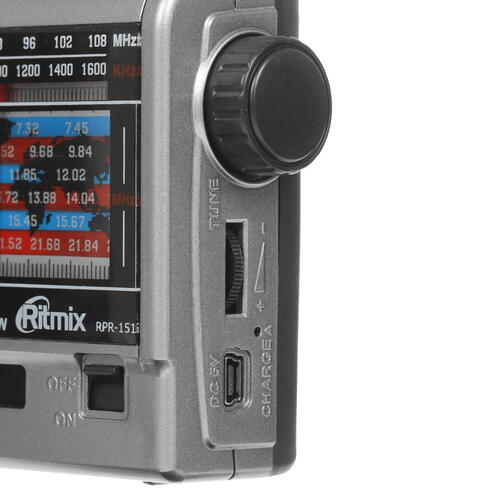 Купить Радиоприемник Ritmix RPR-151 черный  4834377. Характеристики, отзывы и цены в Донецке