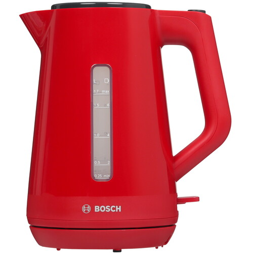 Купить Электрочайник BOSCH TWK 1M124 красный  9186112. Характеристики, отзывы и цены в Донецке