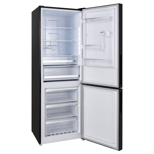 Купить Холодильник с морозильником   Korting KNFC 61869 GN черный  9304065. Характеристики, отзывы и цены в Донецке